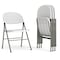Flash Furniture 330 lb. Capacity White Plastic Folding Chair, 4PK 4-DAD-YCD-70-WH-GG - alternate 1